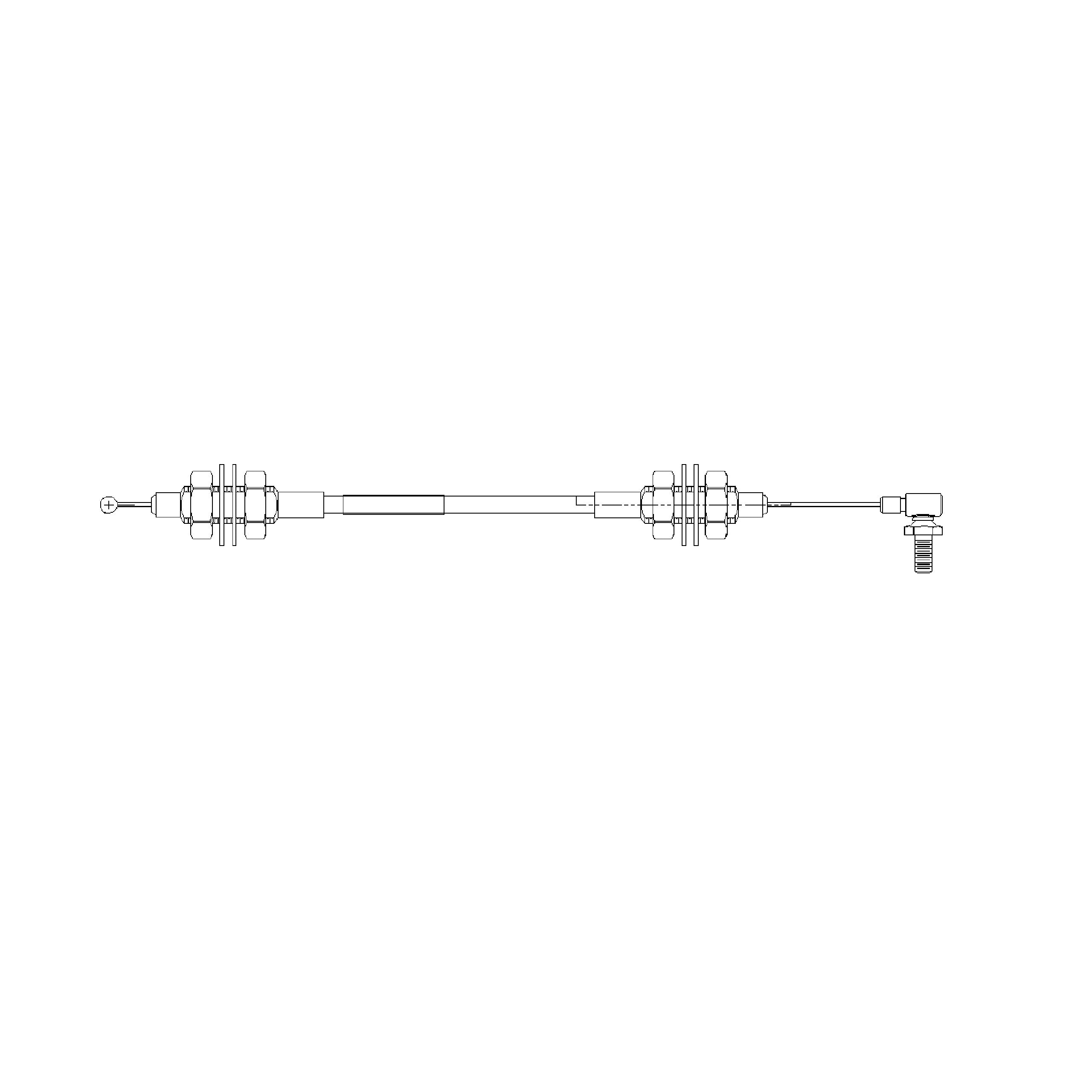 Freightliner Fuel Injection Throttle Cable | 01-29008-000