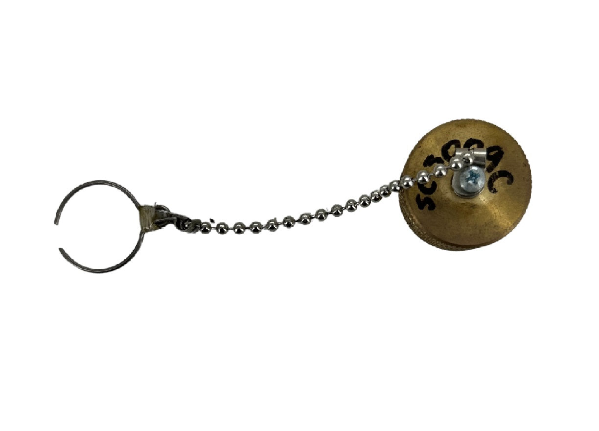 No Spill System Dust Cap w/ Clip & Chain | # SC 3009C