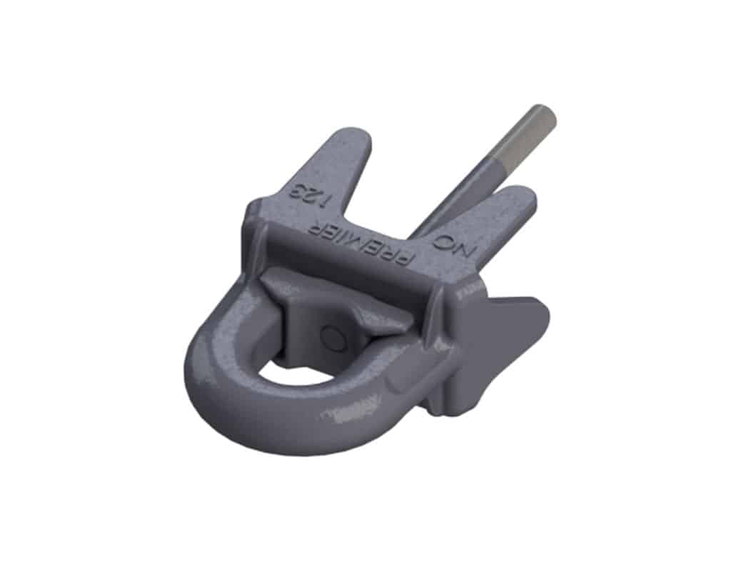 Premier Manufacturing 123 Weld-On Slack Reducing Drawbar Eye