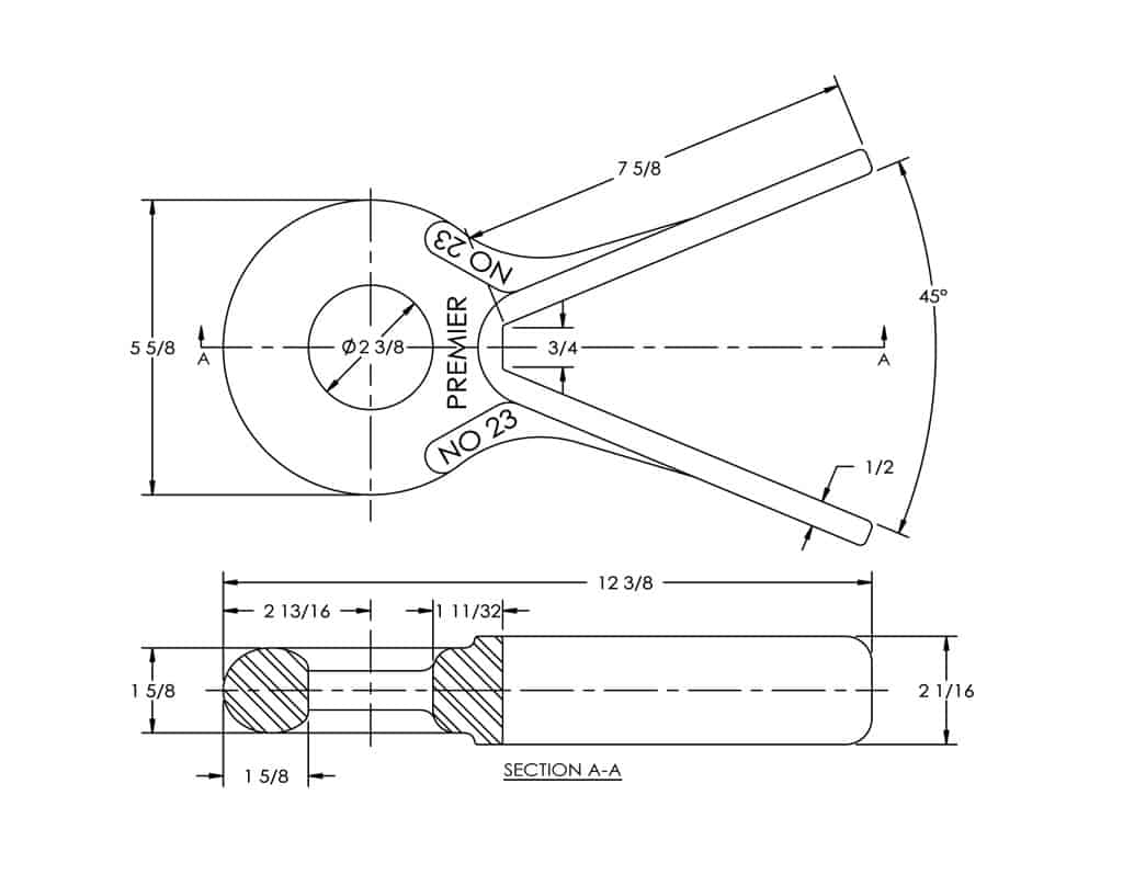 23 Weld-On Drawbar Eye | # 10000777
