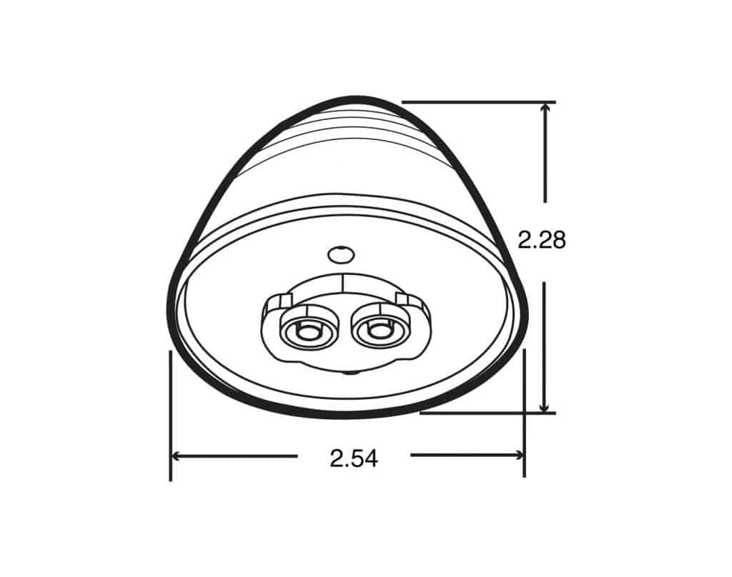 Truck-Lite 10 Series LED Yellow Beehive Marker Light | # 10276Y