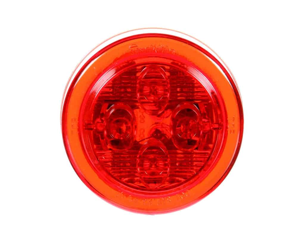 Truck-Lite 2" Round LED Red Marker Clearance Light | # 10286R