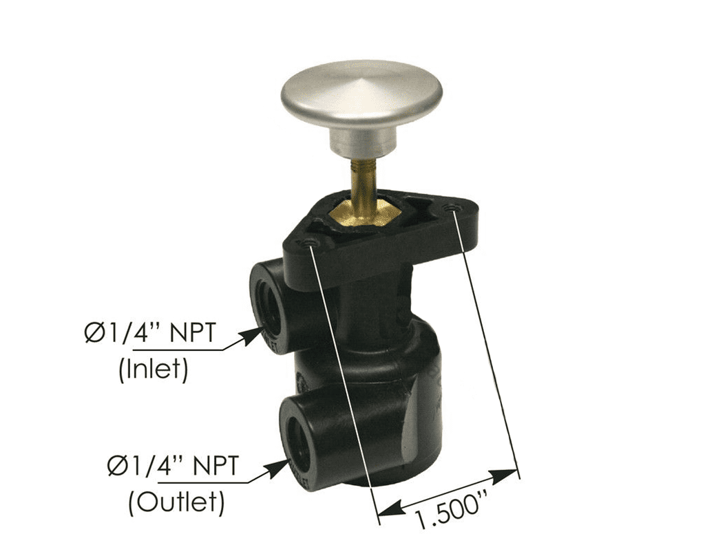 Automann Push-Pull Dash Control Valve - New | # 170.KN20031