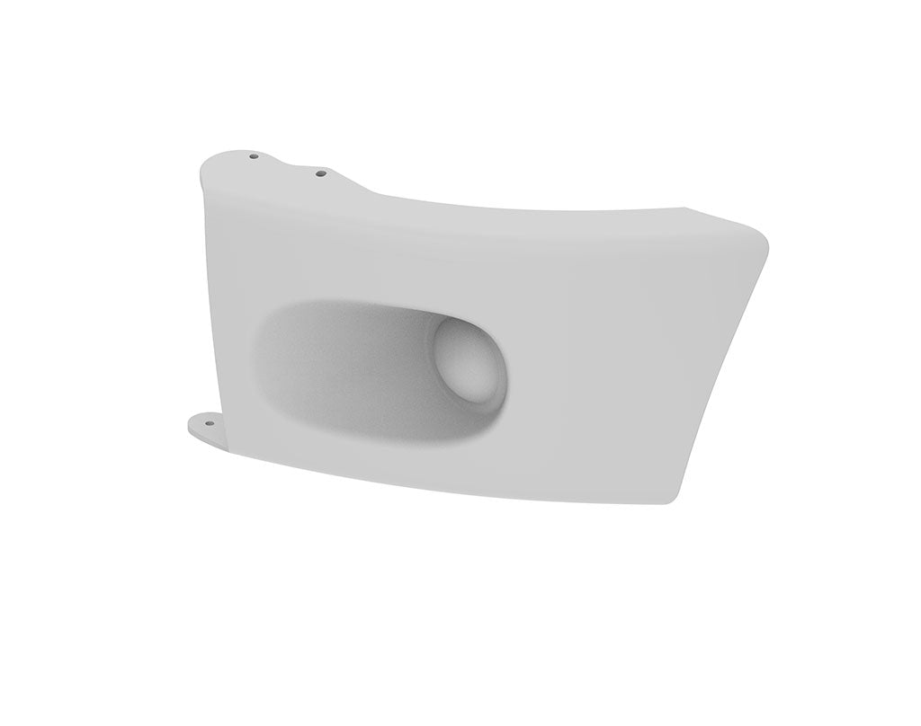 Freightliner LH Bumper End, Plastic, Short | # 21-27739-004
