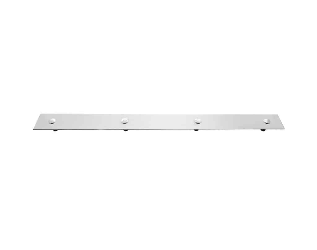 2" X 24" Mud Flap Top Plate With Bolt Thru
