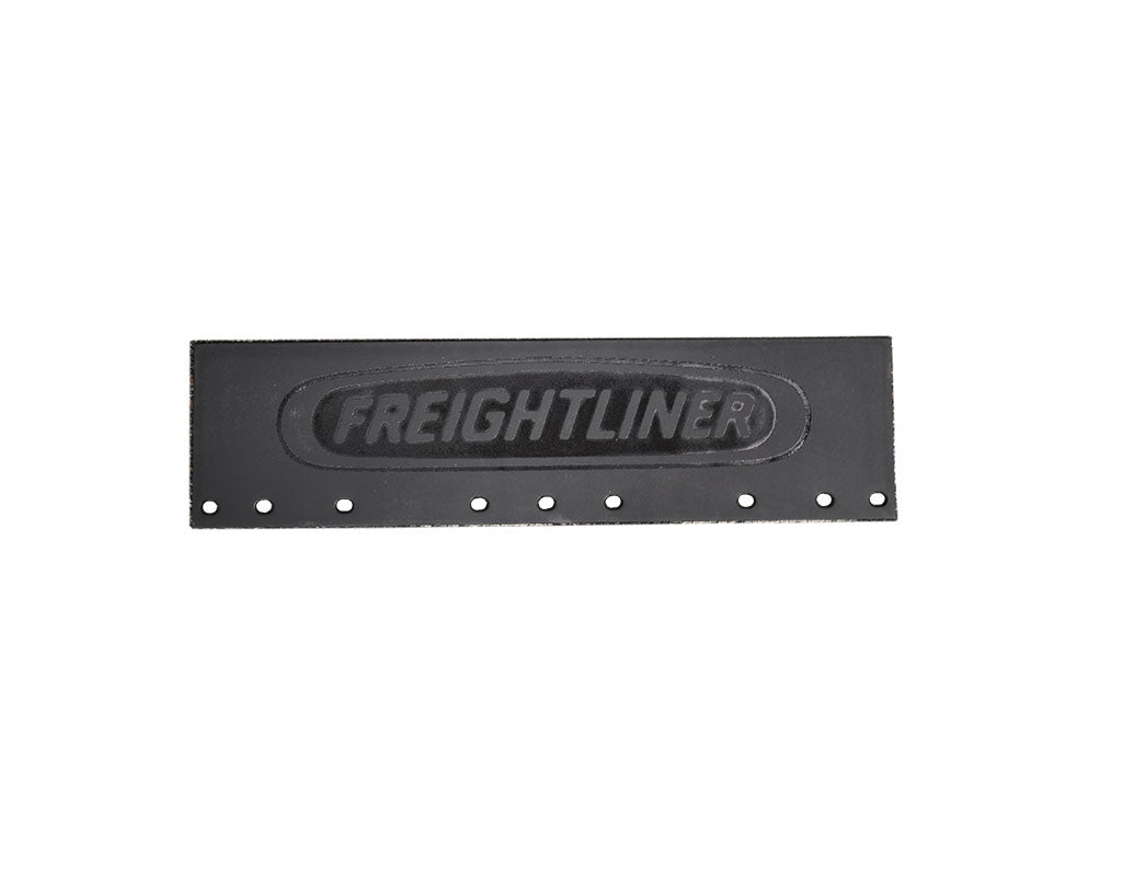 Freightliner Quarter Fender Mud Flap, Trim, Rubber With Black Logo | # 22-45430-000
