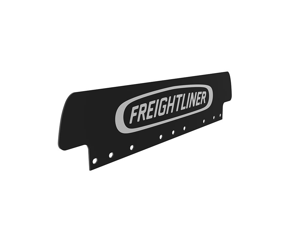 Freightliner Quarter Fender Mud Flap, Black With Logo | # 22-58864-001