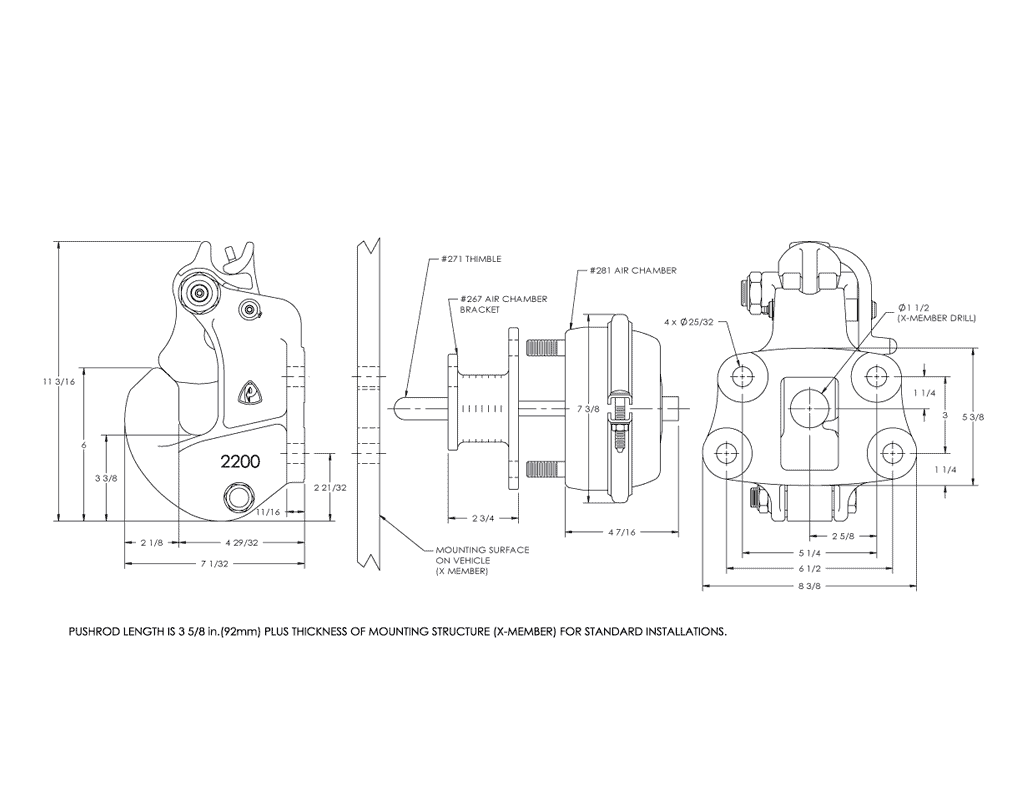 Premier Manufacturing 2200EL Slack Reducing Couplings