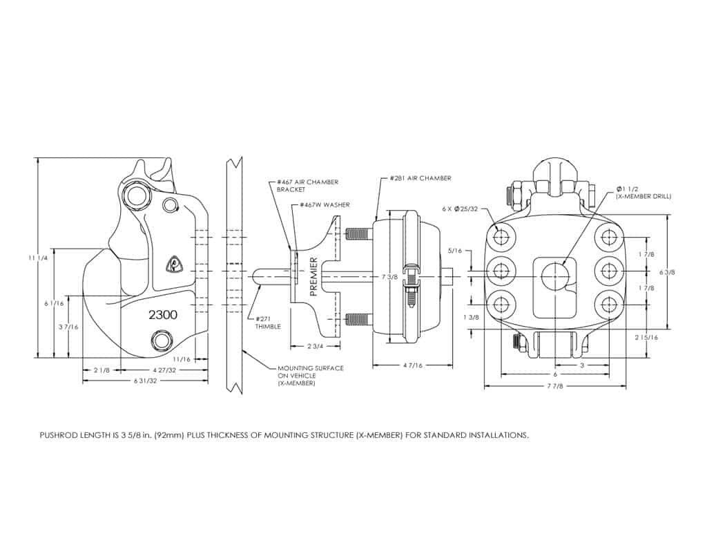 Premier Manufacturing 2300 Slack Reducing Couplings