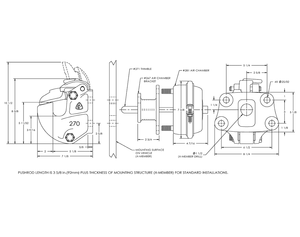 Premier Manufacturing Model 270 Slack Reducing Couplings