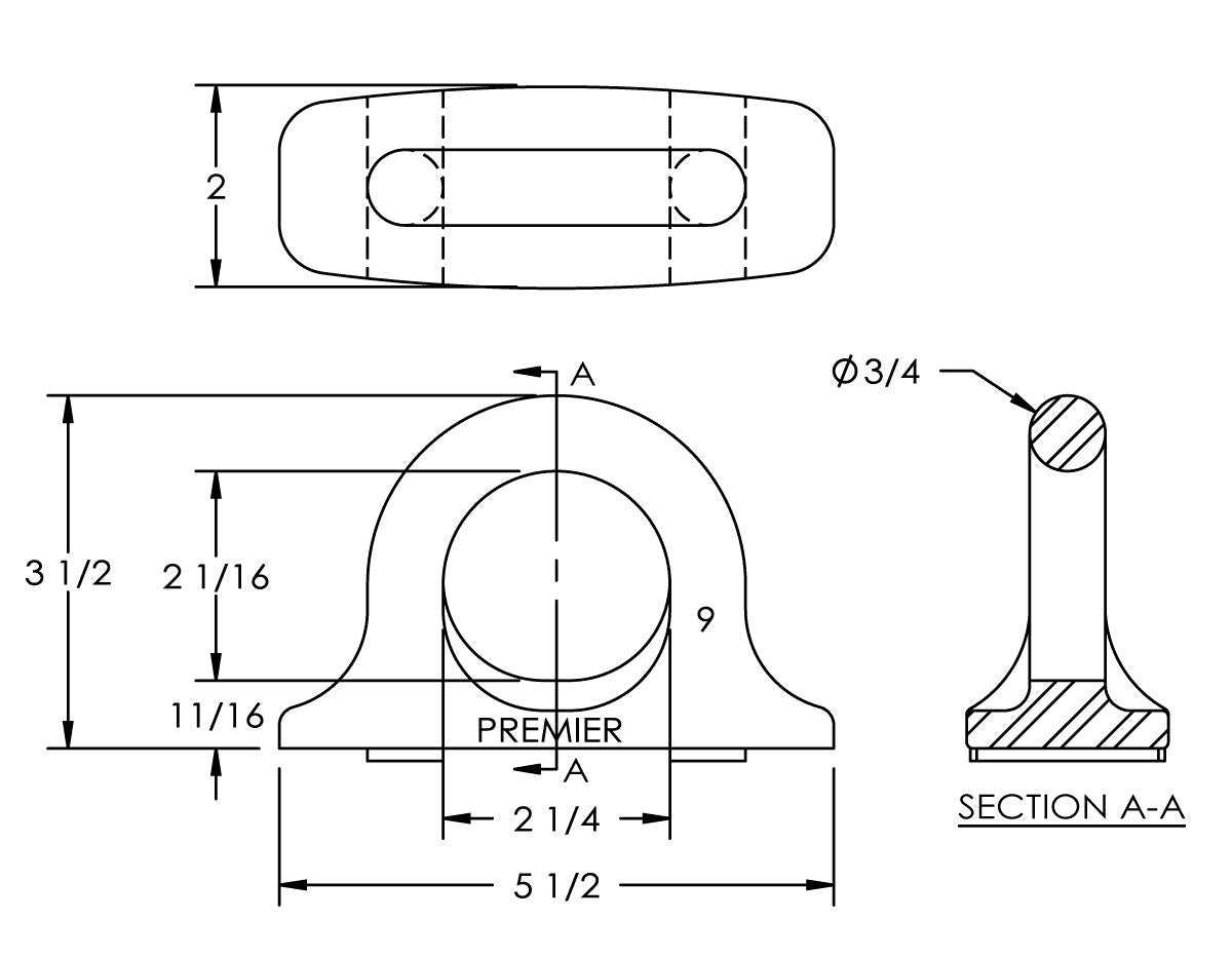 Premier Manufacturing 9 Safety Chain Hanger | # 10000182