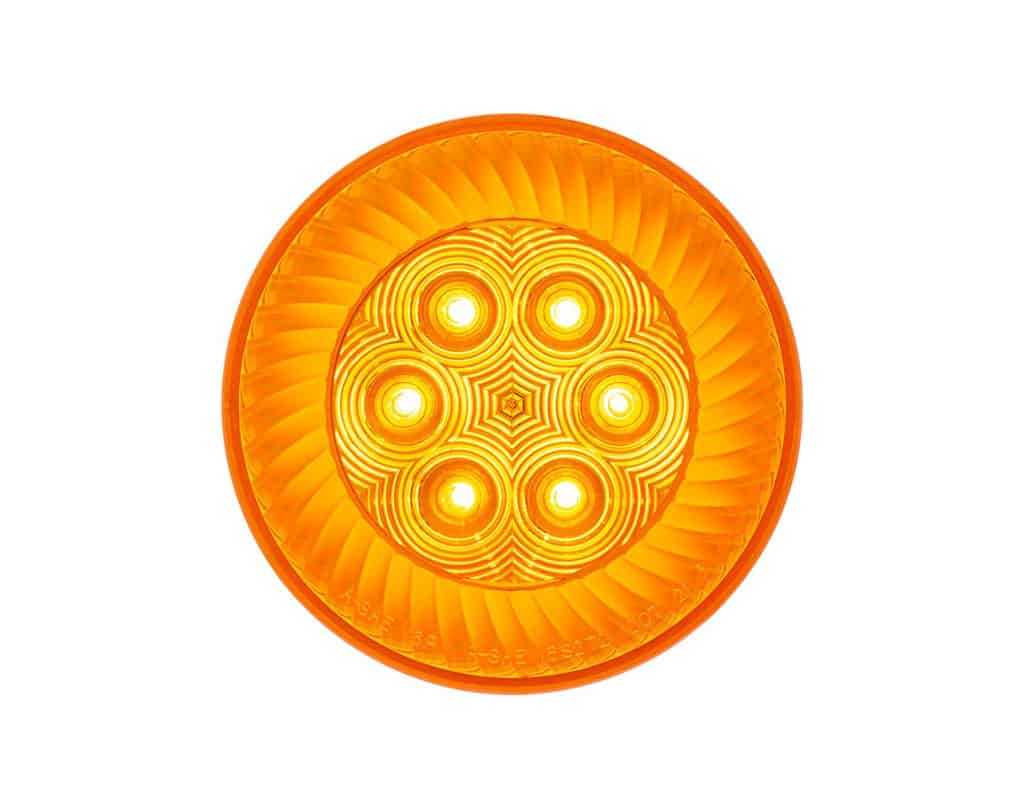 16 LED 4" Amber Round Turn Signal Light | # 39215