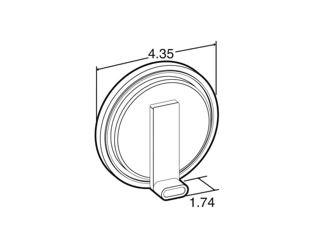 Truck-Lite Round Amber LED Strobe Light | # 44211Y