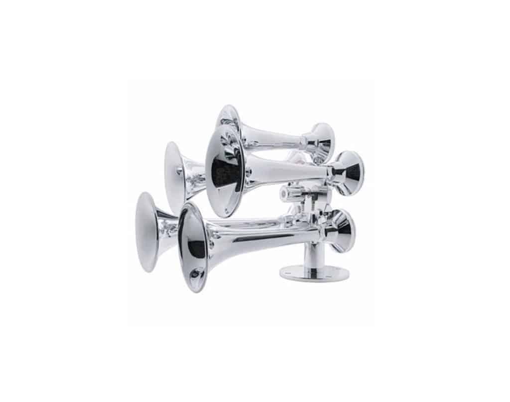 5 Trumpets Chrome Train Horn | # 46131