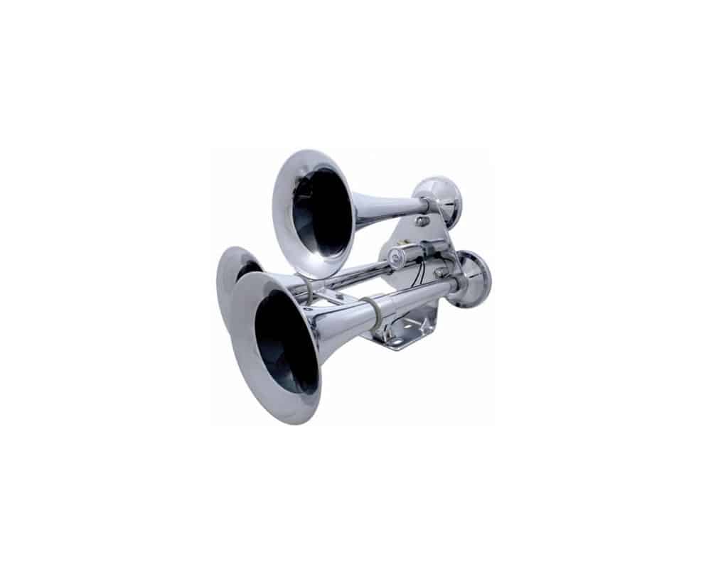 3 Trumpets Air Powered Train Horn With Support Bracket | # 46150