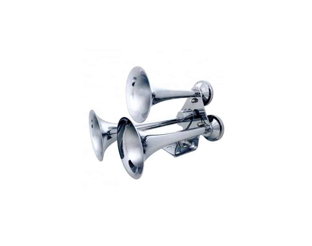 3 Trumpets "Competition Series" Chrome Train Horn | # 46151