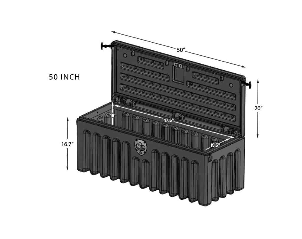 Minimizer™ Poly Truck Chest Tool Box