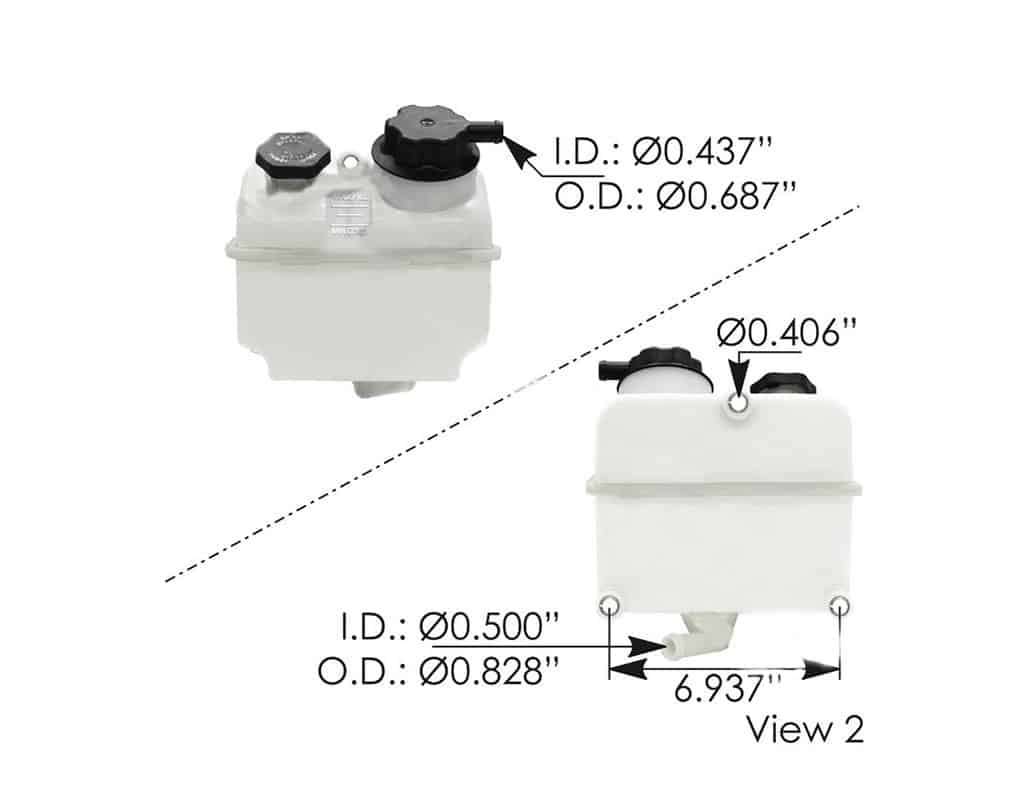 Automann Freightliner Power Steering Reservoir | # 575.1133