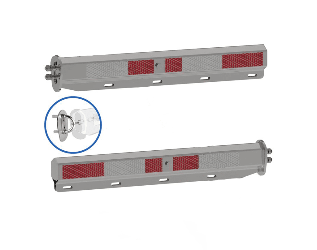 Straight Automann Mud Flap Hanger Kit | # 562.412SS201FS