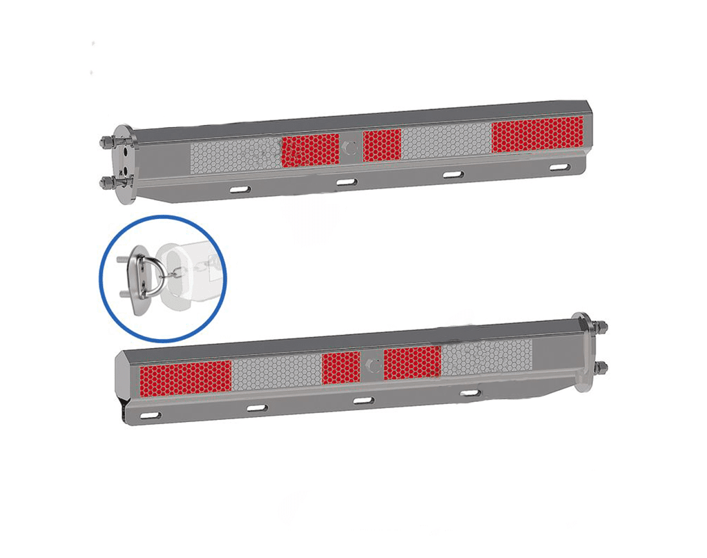 Straight Automann Mud Flap Hangers | # 562.435SS201FS