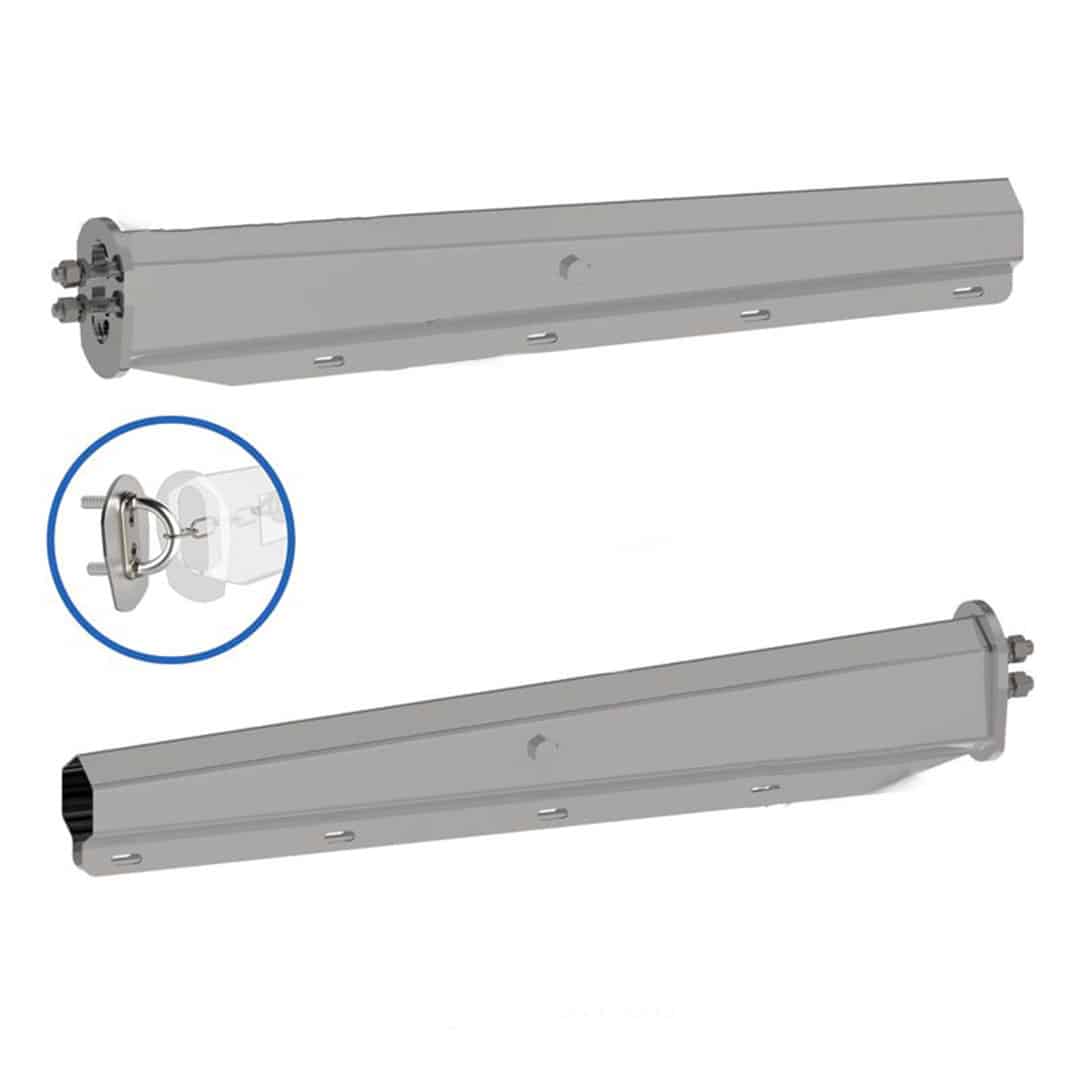 Straight Tapered Automann Mud Flap Hangers | # 562.491SS201FS
