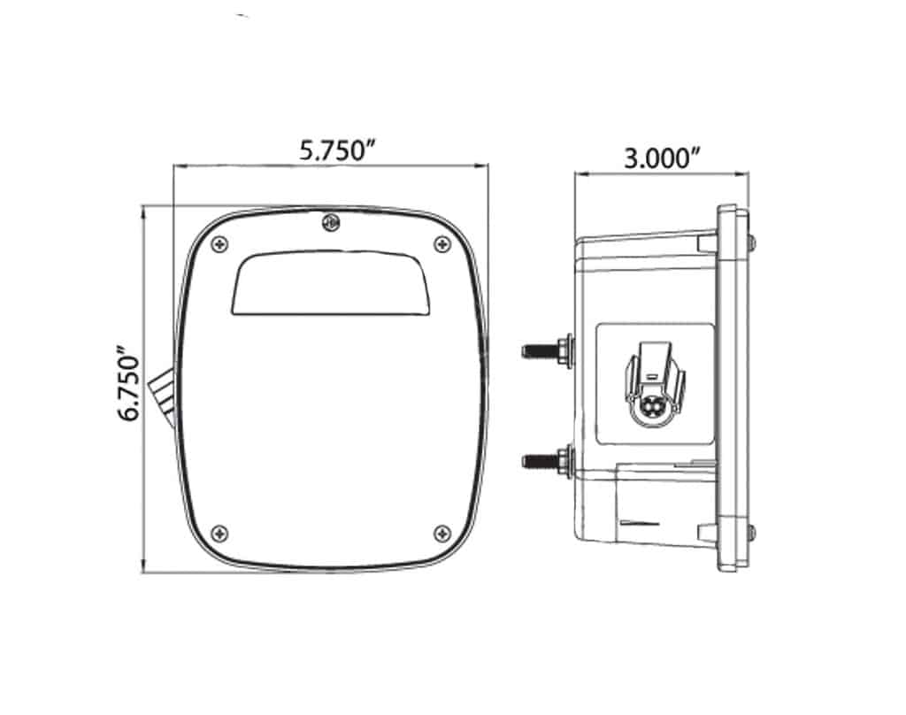Automann LED S/T/T Ford RH Box Replacement Light | # 571.LD510R42