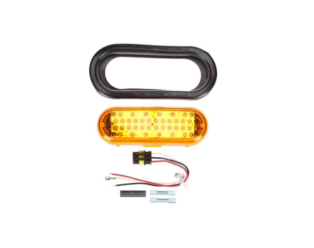 Truck-Lite Oval Amber LED Strobe Light | # 60120Y