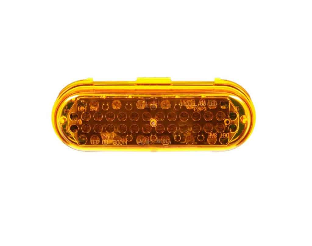 Truck-Lite Oval Amber LED Strobe Light | # 60120Y