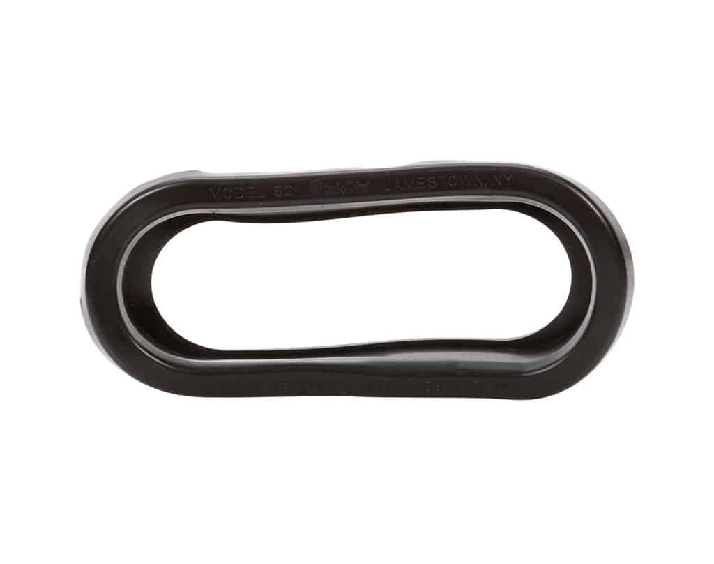 Truck-Lite 2" X 6" Oval Open Back PVC Light Grommet 60 Series | # 60700