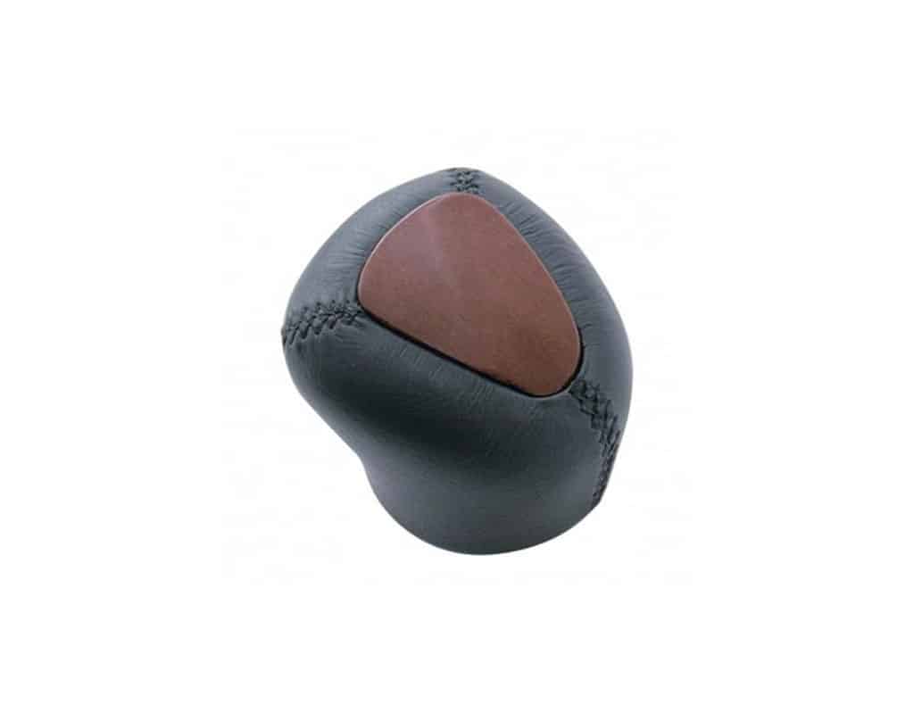 Wood & Leather Gear Shift Knob 9/10 Speed | # 70175
