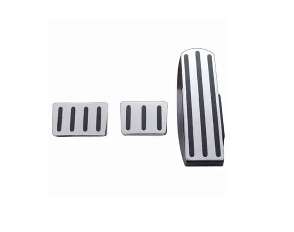 Freightliner Black Insert Chrome Foot Pedal Set | # 70259