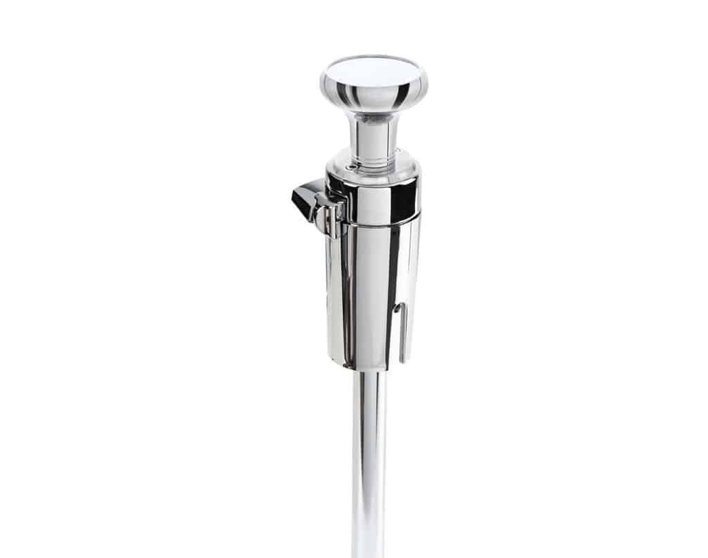 Chrome Thread-On Gear Shift Knob With Adapter
