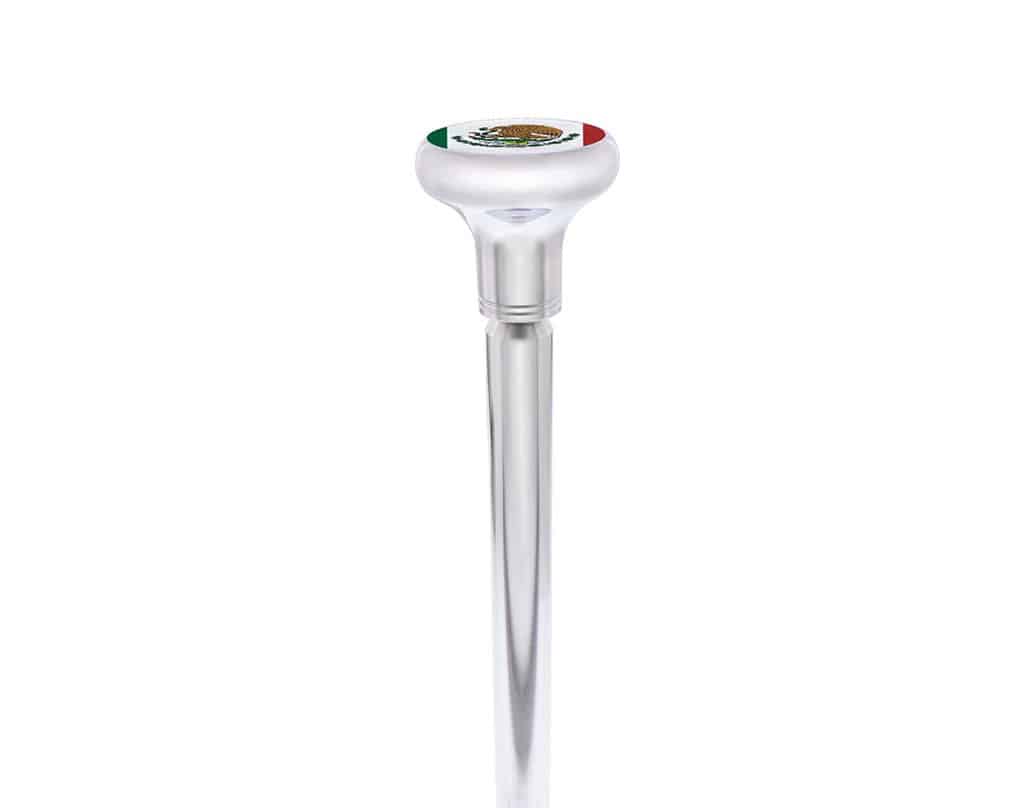 Mexico Flag Gear Shift Knob 1/2"-13 Thread-On | # 70797