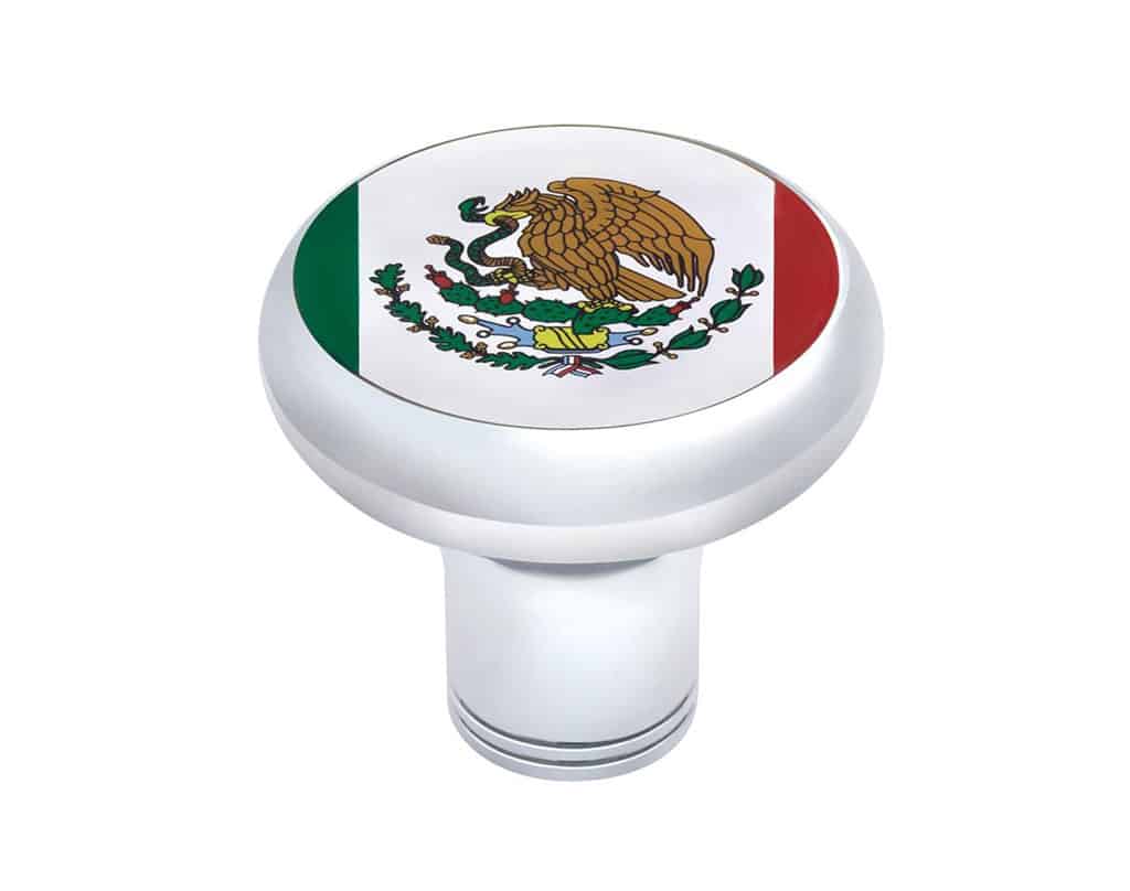 Mexico Flag Gear Shift Knob 1/2"-13 Thread-On | # 70797