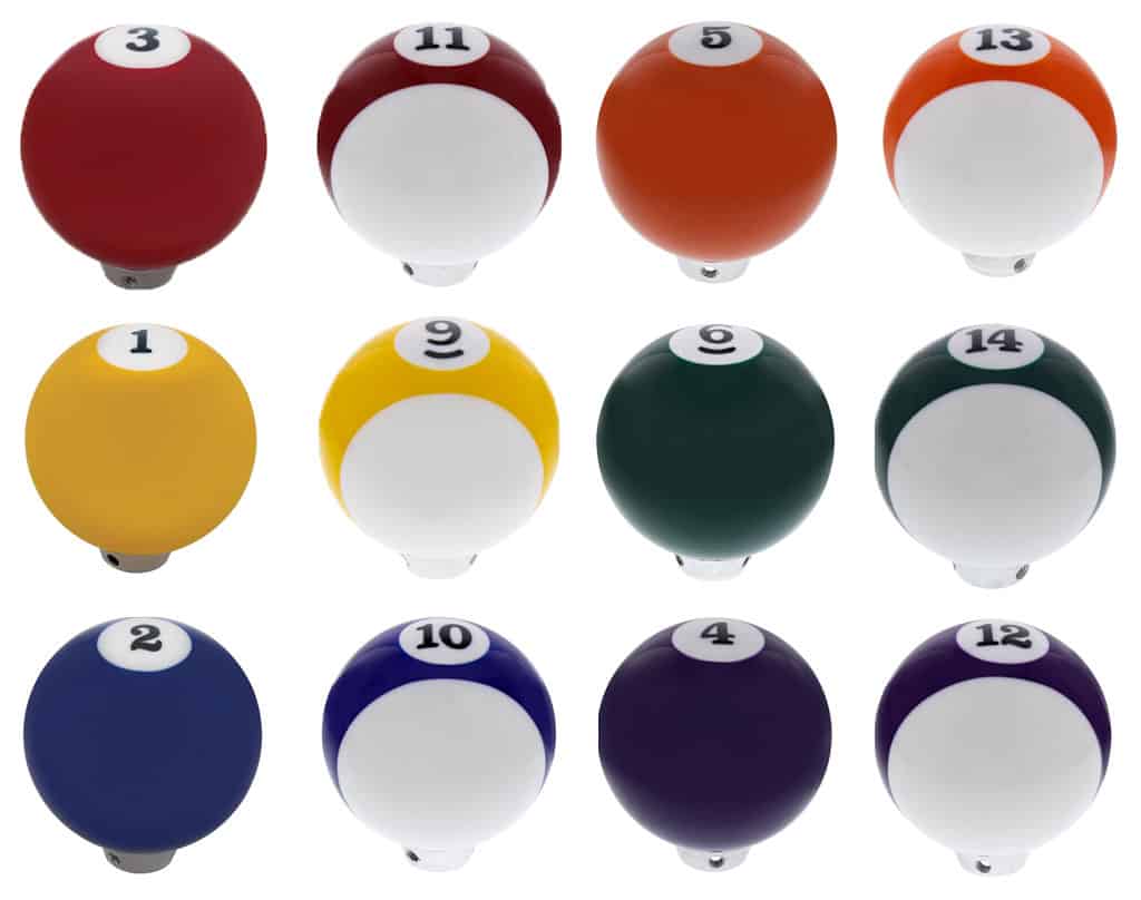 Gloss Finish Pool Ball Gear Shift Knob