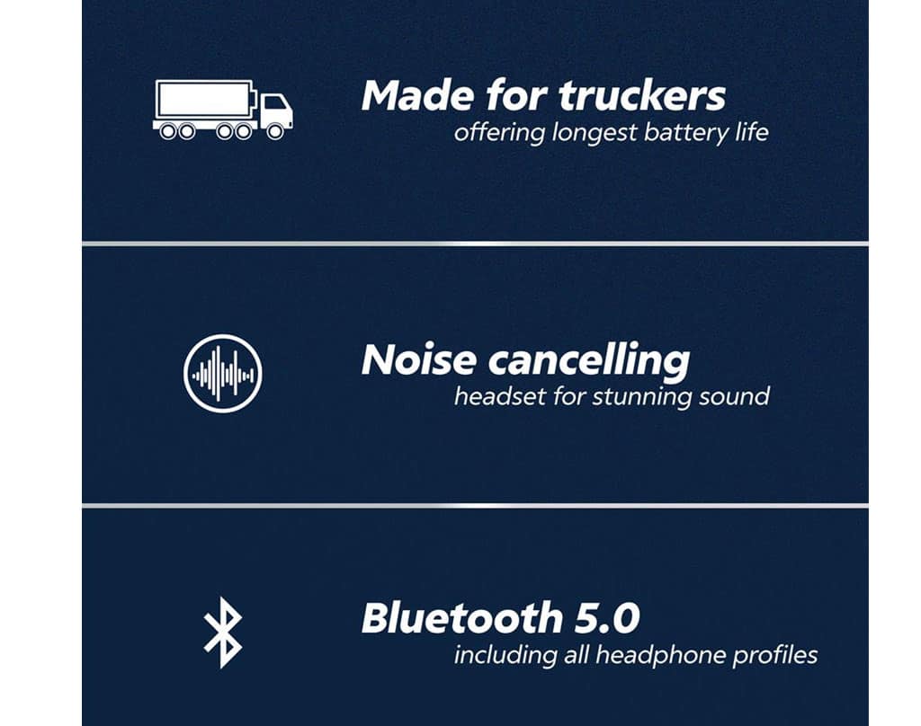 Stellar Pluto + Duo Bundle Trucker Bluetooth Headset | # 95002