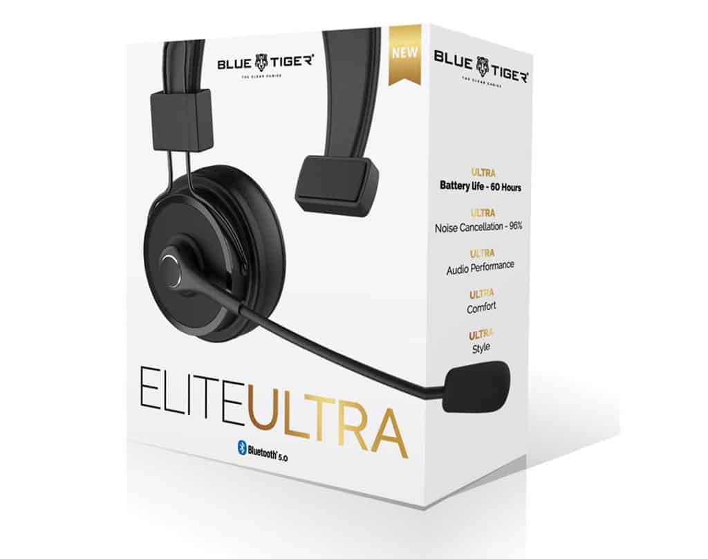 Blue Tiger Elite Ultra Trucker Bluetooth Headset - Black | # 95003