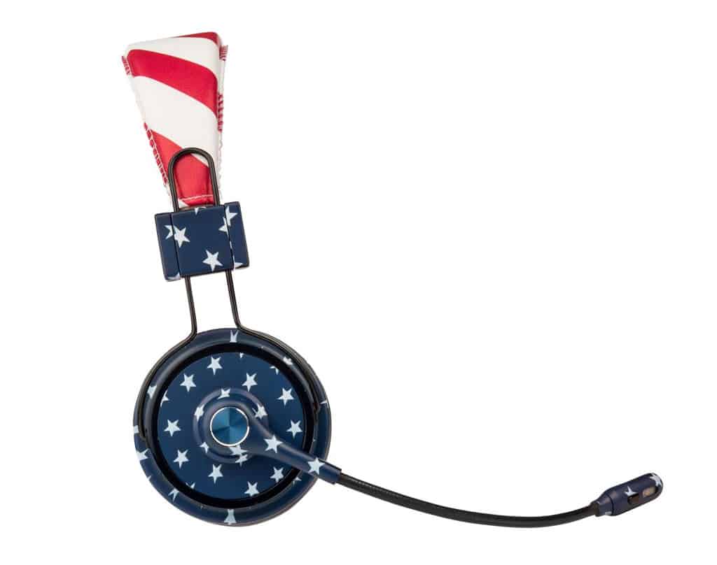 Blue Tiger Elite Ultra Trucker Bluetooth Headset - US Flag | # 95004