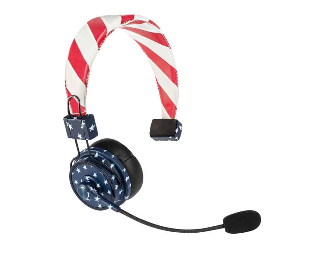 Blue Tiger Elite Ultra Trucker Bluetooth Headset - US Flag | # 95004