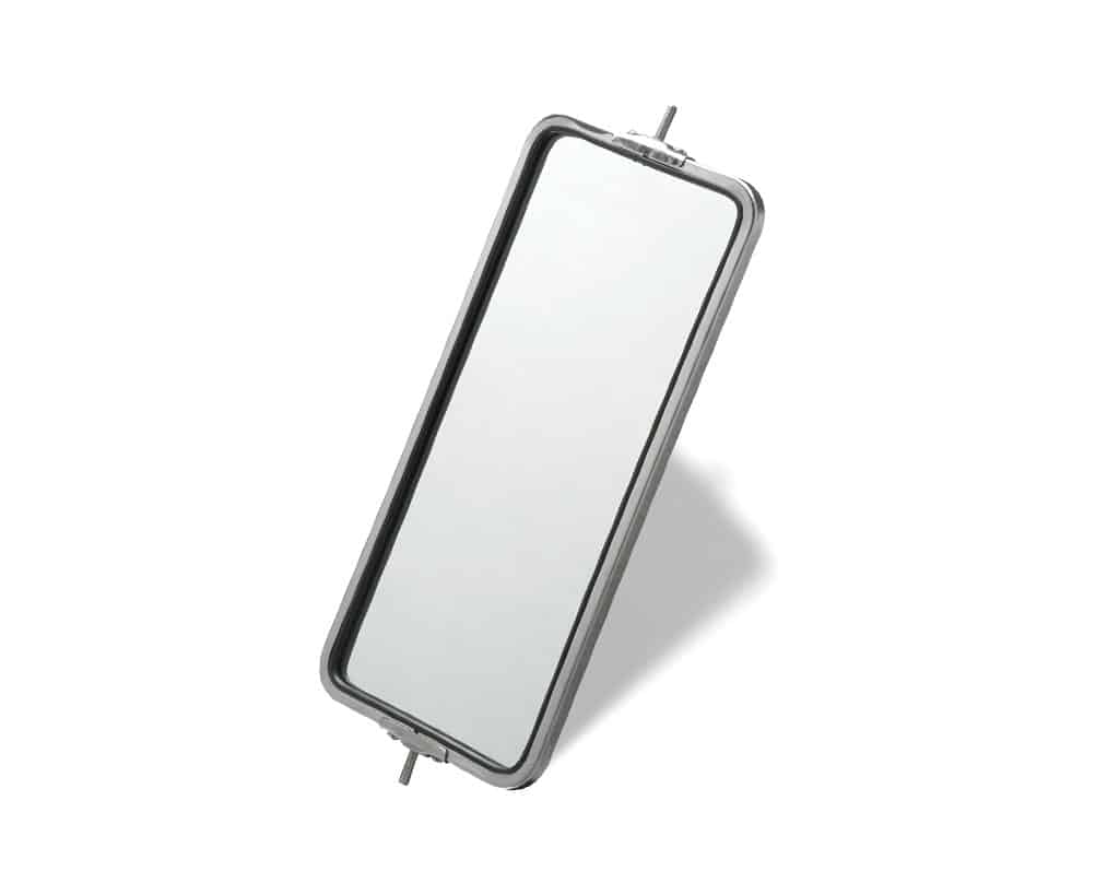 Alliance 7" X 16" Stainless Steel West Coast Mirror | # ABP N74B 20301