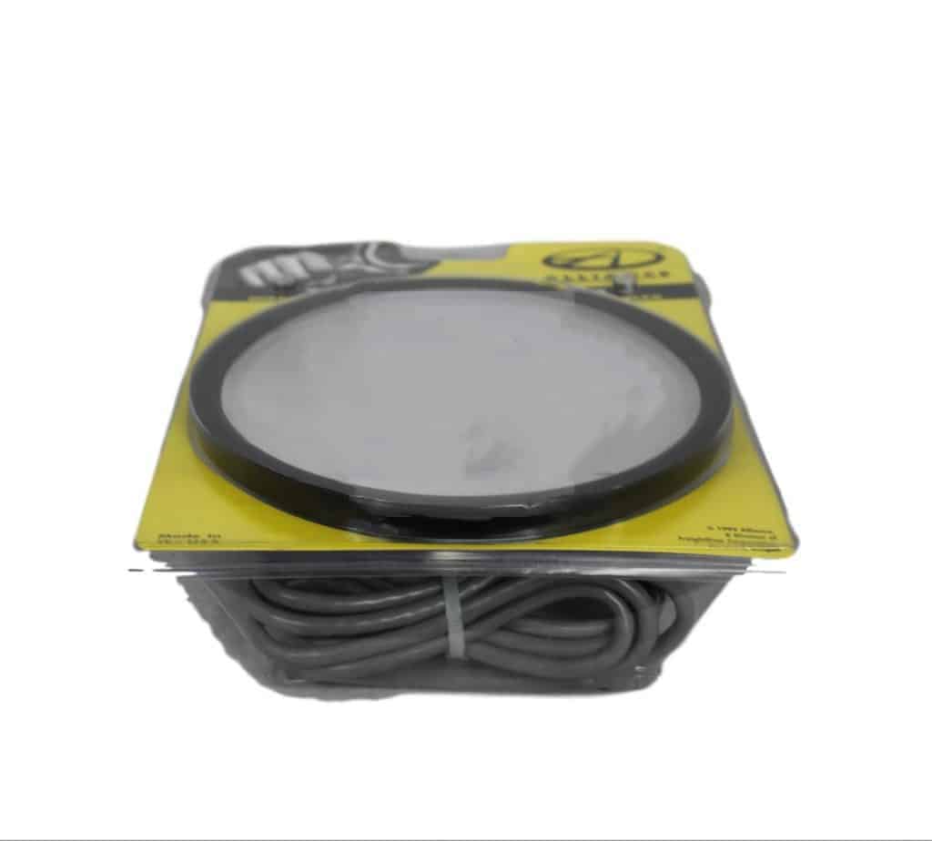 Alliance 7-1/2" Black Convex Heated Mirror | # ABP N74B 10713