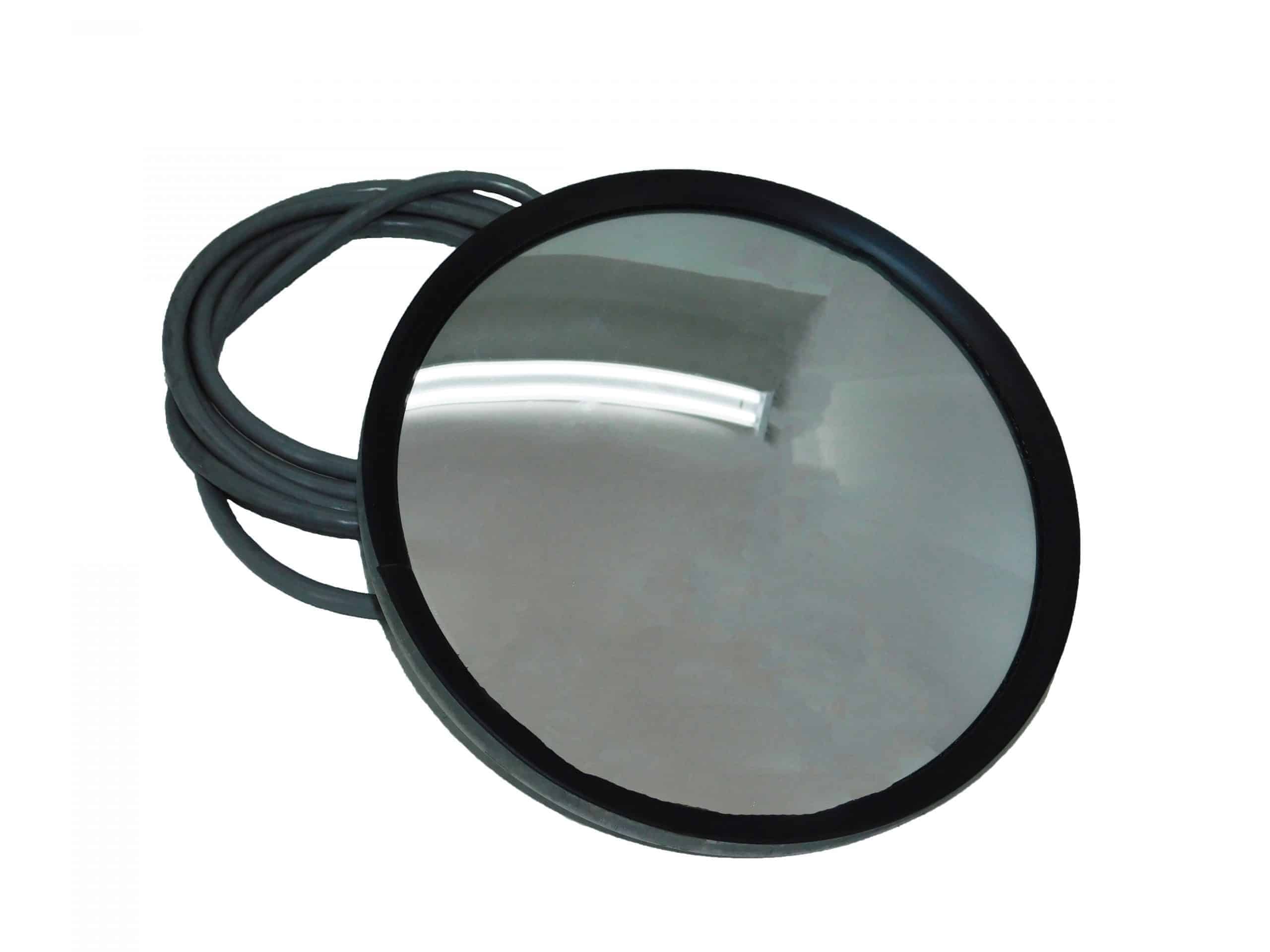 Alliance 7 1/2" Stainless Steel Heated Convex Mirror | # ABP N74B 10711