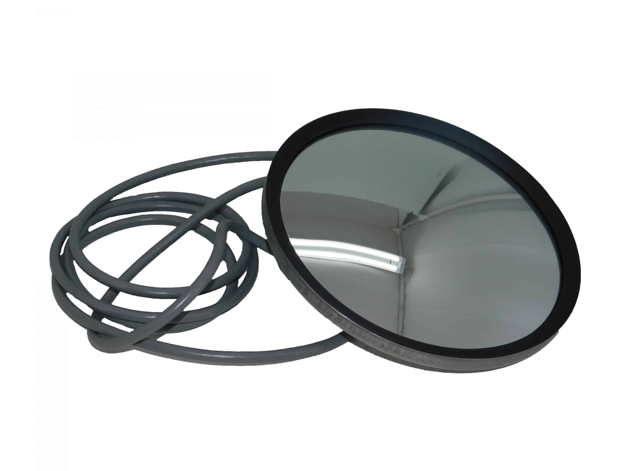 Alliance 7 1/2" Heated Offset Convex Mirror | # ABP N74B 12711
