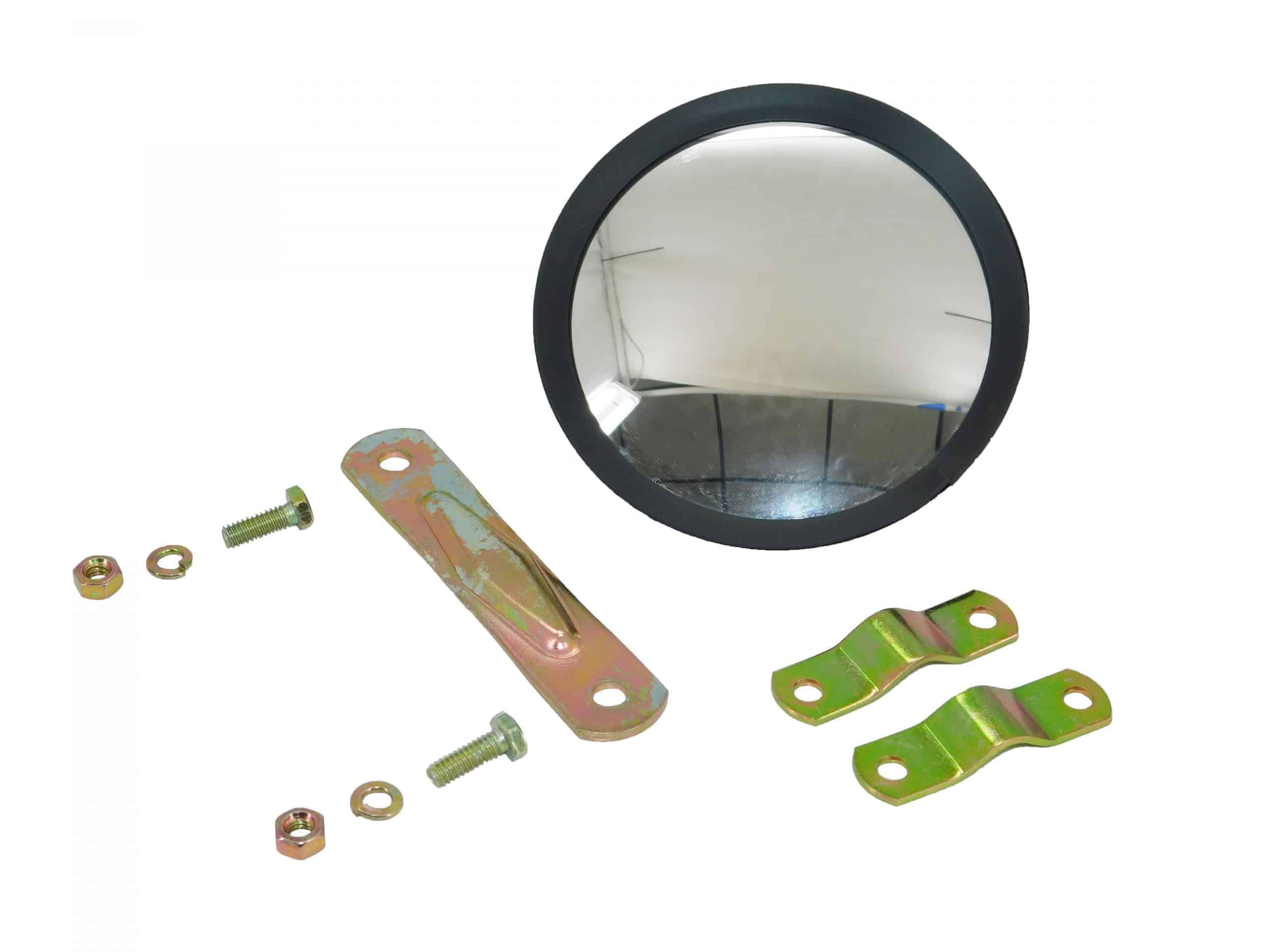 Alliance 5" Black Round Convex Mirror | # ABP N74B 13503
