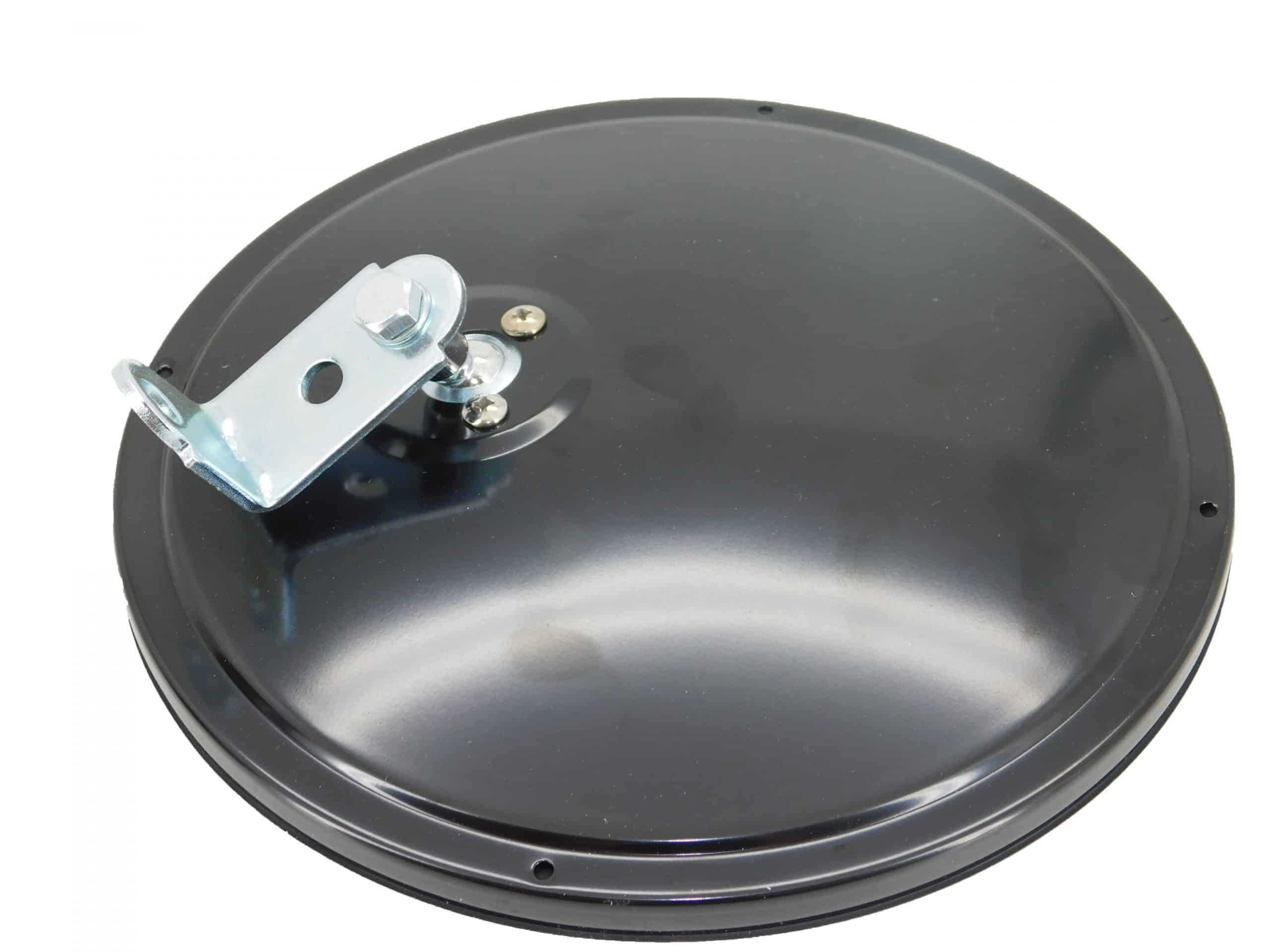 Alliance 8-1/2" Black Offset Convex Mirror | # ABP N74B 12803