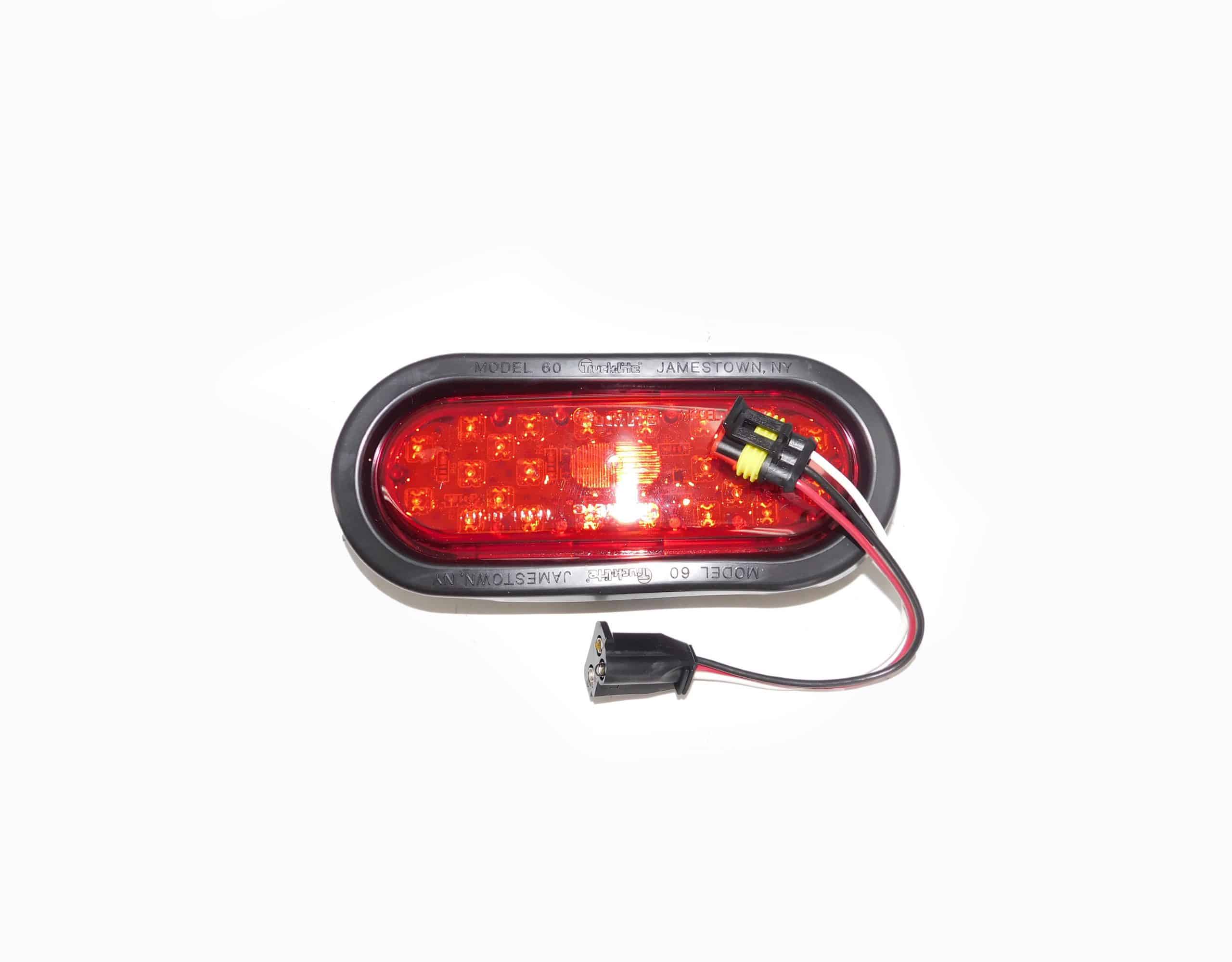 Truck Lite Red 60 Series, Oval LED Tail Light | # TL 60050R
