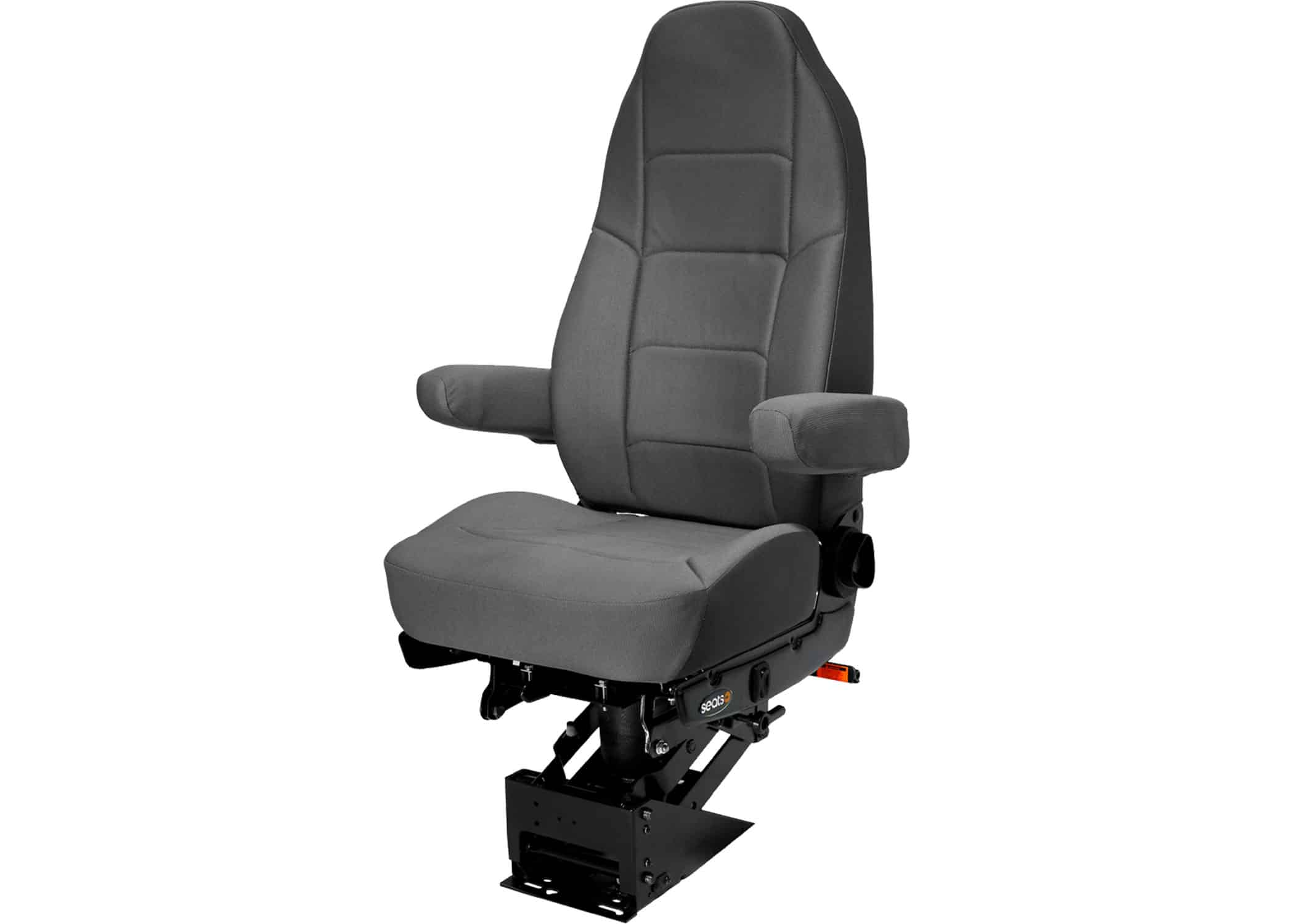 Seats Inc. Gray Cloth Heritage Air Ride Seat | # 189800FA635