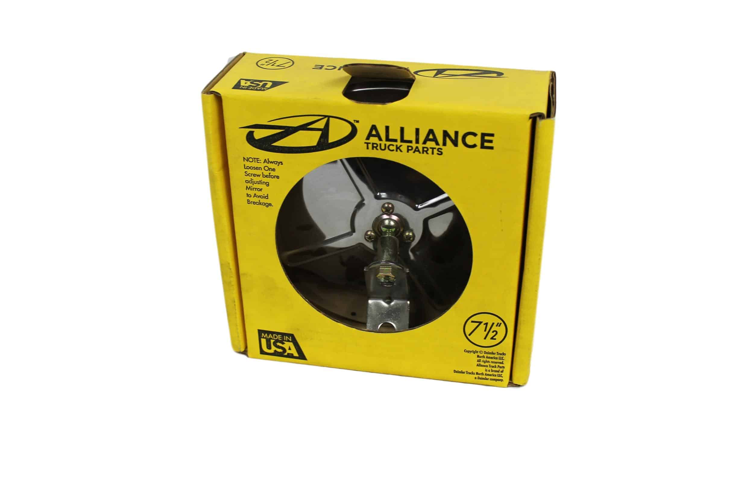 Alliance 7-1/2" Black Convex Mirror | # ABP N74B 10701