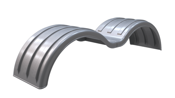 Minimizer™ 52" Tandem Axle Truck Fender Kit With 22.5" / 24.5" Dual Tires