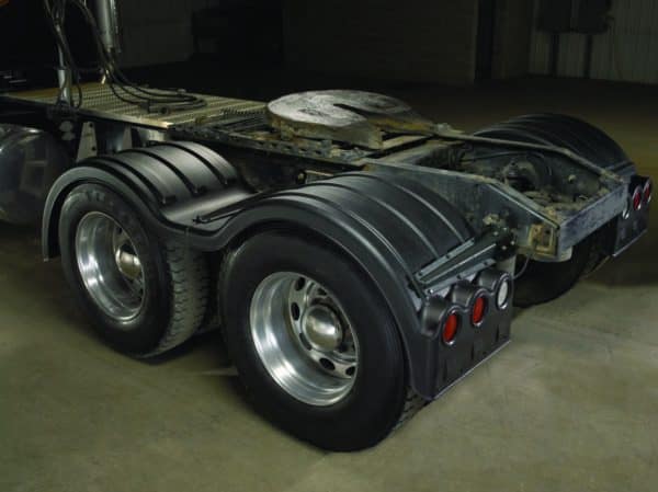 Minimizer™ 52" Tandem Axle Truck Fender Kit With 22.5" / 24.5" Dual Tires